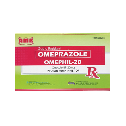 OMEPHIL Omeprazole 20mg Capsule 1's price in the Philippines MedsGo